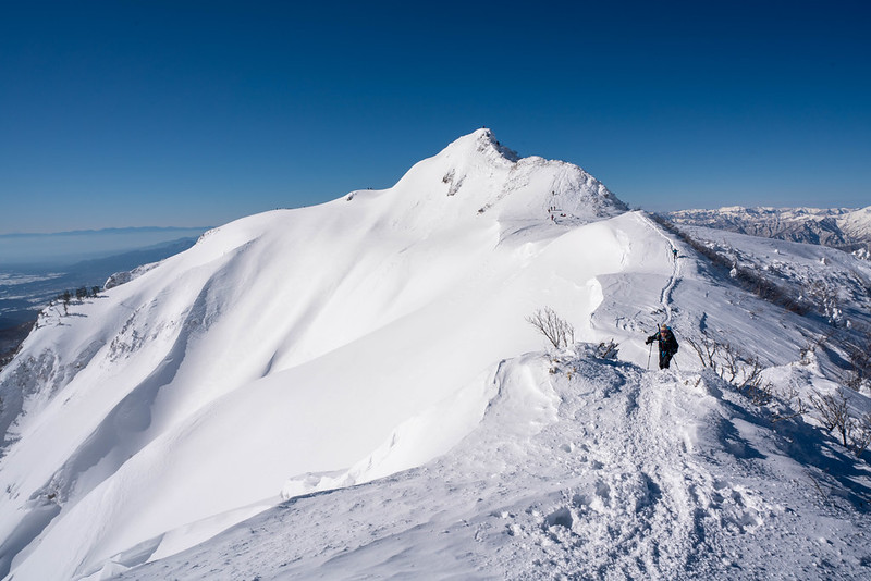冬の剣ヶ峰山