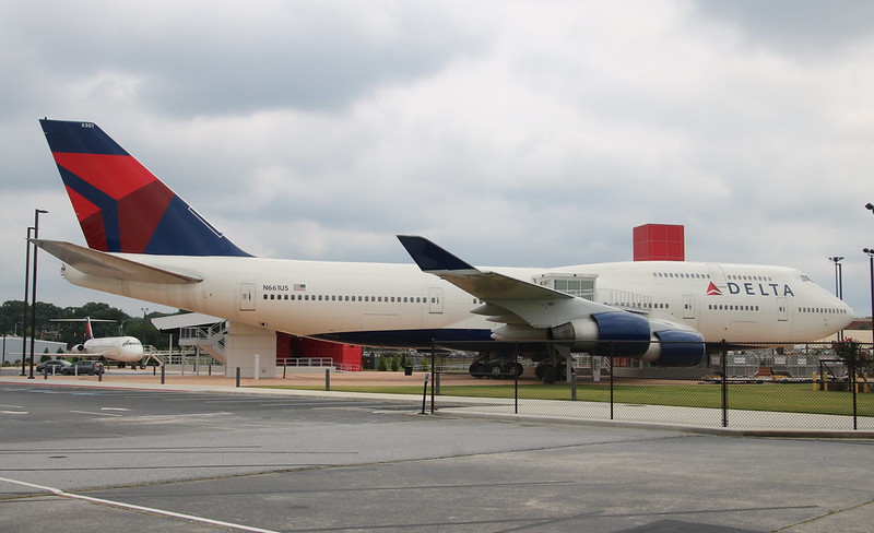 Boeing 747 N661US Delta Flight Museum, Atlanta 14/07/18