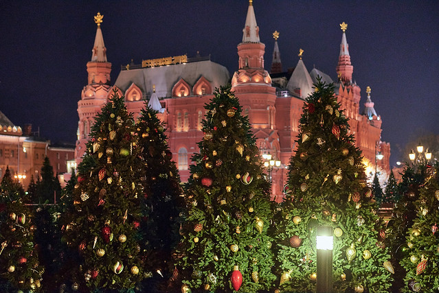 Moscow Kremlin and New Year