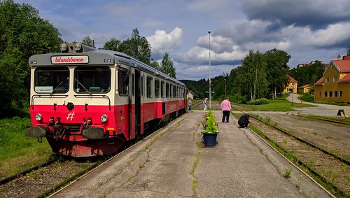 sweden schweden sverige västerbotten lappland vilhelmina inlandsbahn inlandsbanan railway eisenbahn train 1336 sjy1 fiatferroviaria