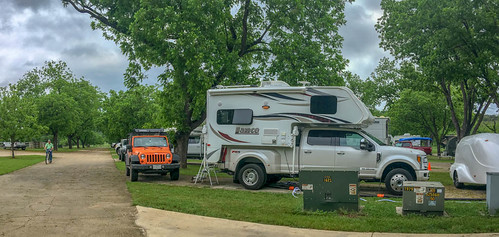 johnsoncreekrvpark campground kerrville texas usa texastruckcamperrally truckcamper rally