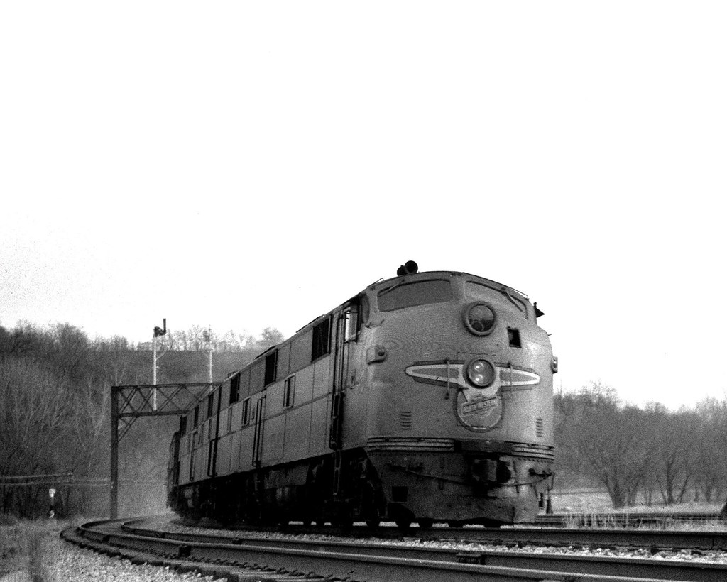 The Day Train on the Northwestern through Iowa