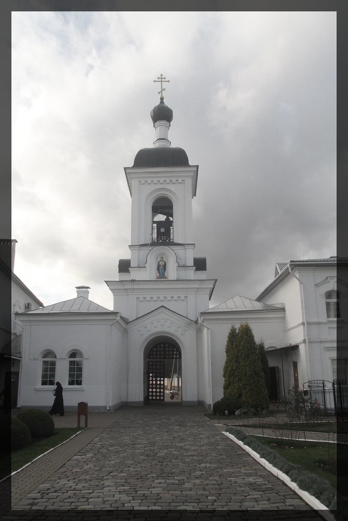 Fifty shades of grey. Saint Sophia Cathedral in Polotsk, Belarus