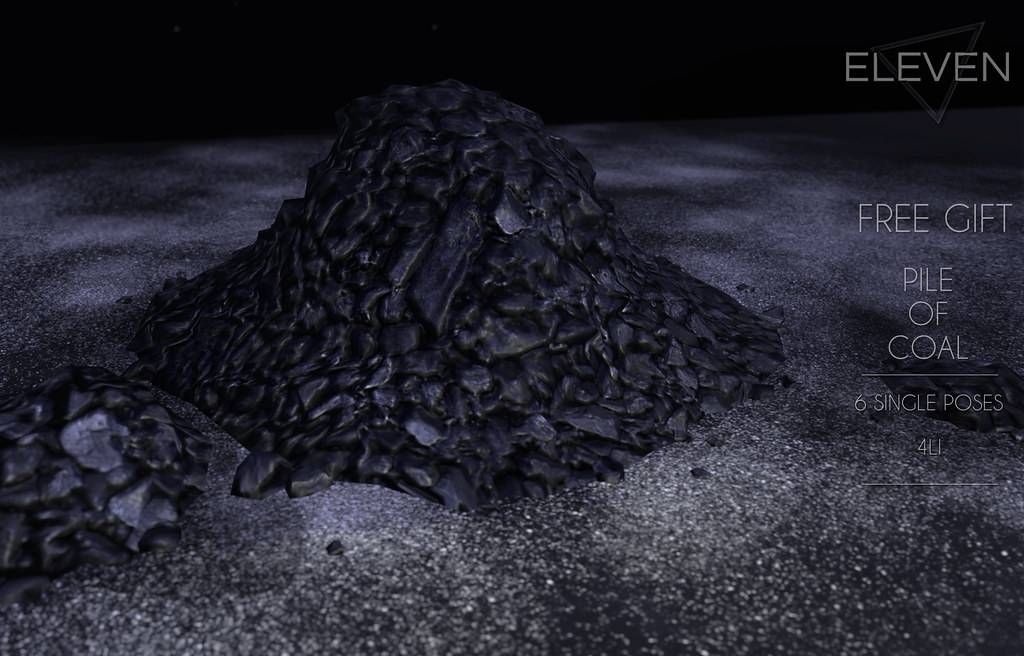 ELEVEN – Pile of Coal GIFT (Winter Spirit Event) Dec 12th