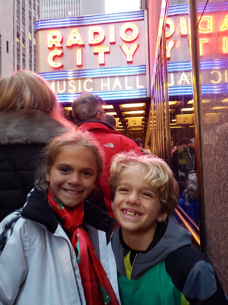 On The Huge Security Line For The Radio City Christmas Spectacular