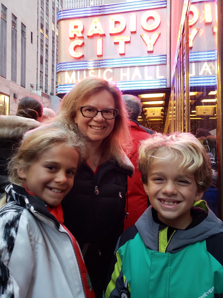 On The Huge Security Line For The Radio City Christmas Spectacular