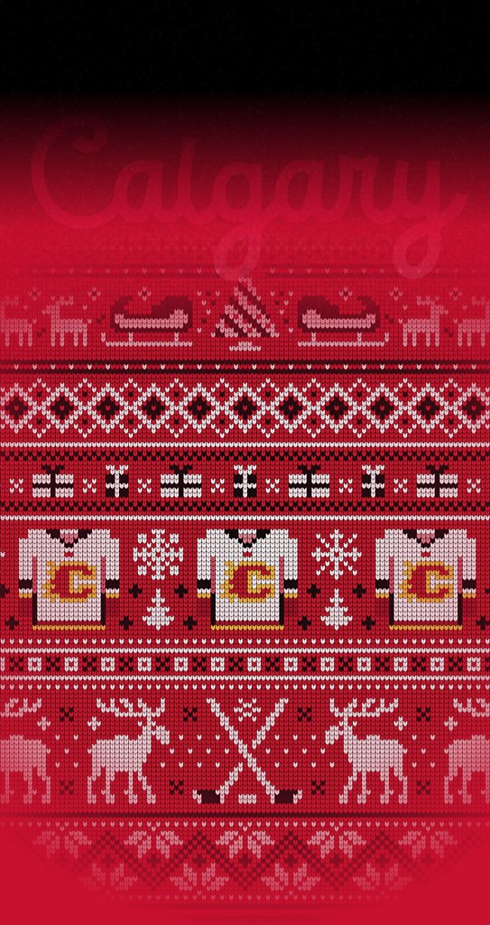 Calgary Flames Nhl Iphone 6 7 8 Lock Screen Christmas Ug Flickr