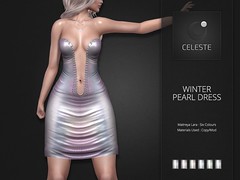 CELESTE - Winter Pearl Dress