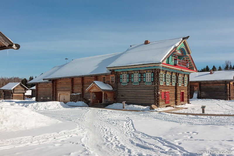 Дом В.Н.Копылова, музей деревянного зодчества Вологодской области "Семёнково"