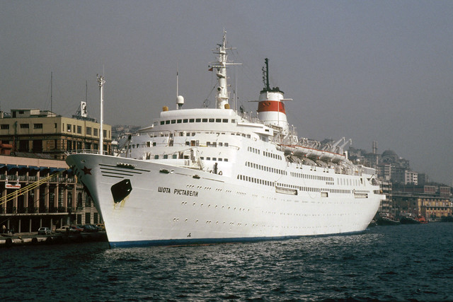 MS Shota Rustaveli in Istanbul, 1989.