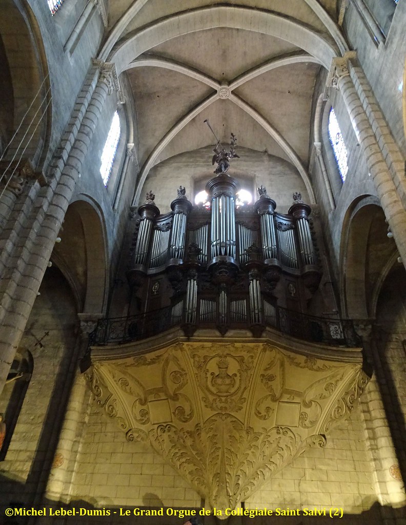 Albi - Le grand-orgue de la collégiale Saint-Salvi (2)