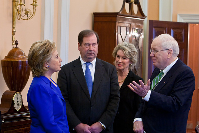 2009 Laureate Announcement Ceremony with Secretary Hillary Clinton