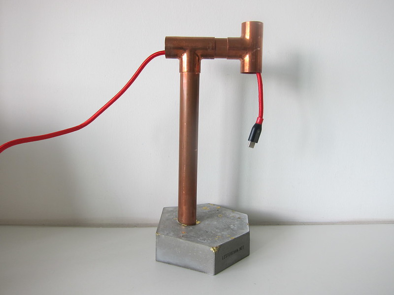 CraftoCatto Handmade Headphone Stand - Charging Cable Pass Through
