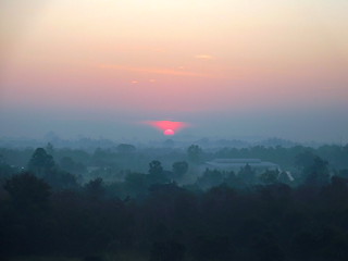 Sunrise from the Haus Hotel in Udon Thani 3