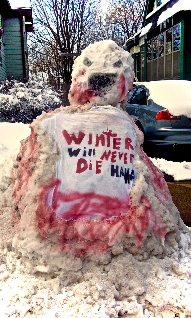Winter Will Never Die Haha!
