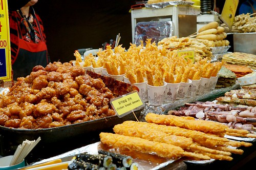 Korean street food stall. From How to Save Money and Time: Expert Shares Top Travel Planning Tips 