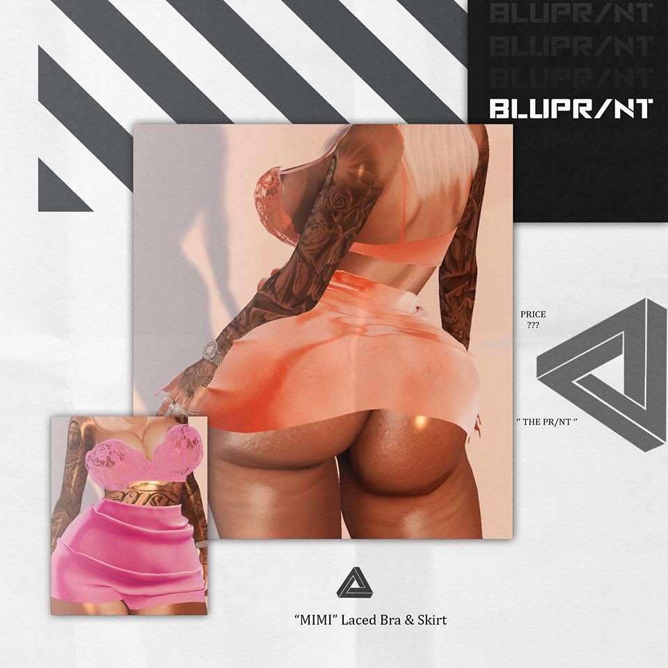 Bluprint – " MIMI " Laced Bra & Skirt @ ｅｑｕａｌ１０