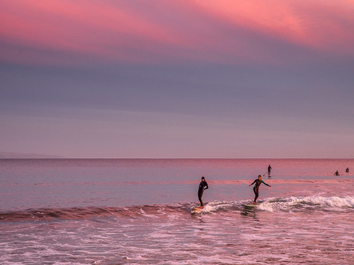 Mom and Daughter by Eric Zumstein, Family that surfs together stays together. I parked right next to them as they were getting ready.