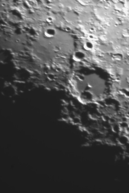 Lunar Craters Hipparchus and Albategnius