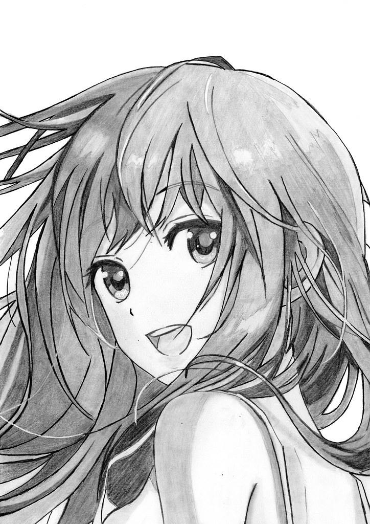 Aggregate 67 cute anime pencil drawing super hot  induhocakina