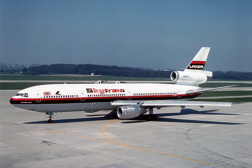 Laker Airways Skytrain McDonnell Douglas DC-10-10 G-GSKY "California Belle"