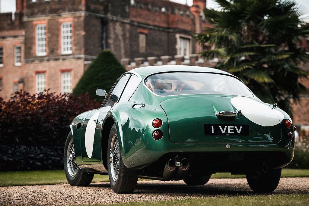 1960 Aston Martin DB4GT Zagato 1VEV at the 2019 Concours of Elegance at Hampton Court Palace
