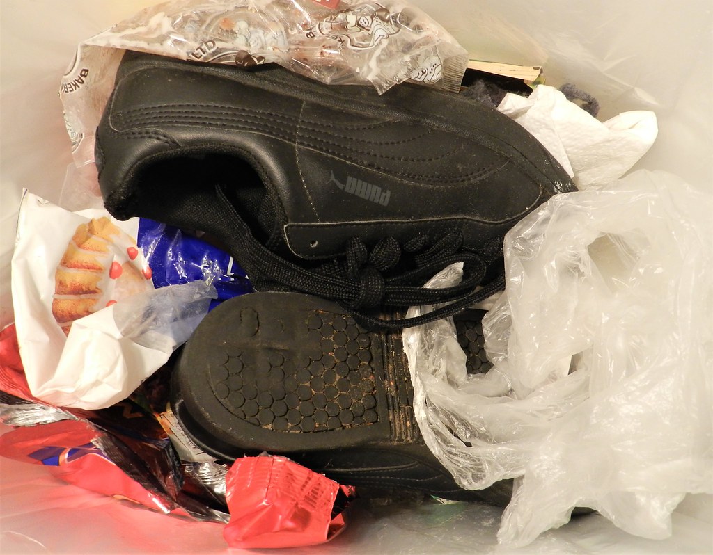 Shoes in the Bin | lostsockscorporation | Flickr