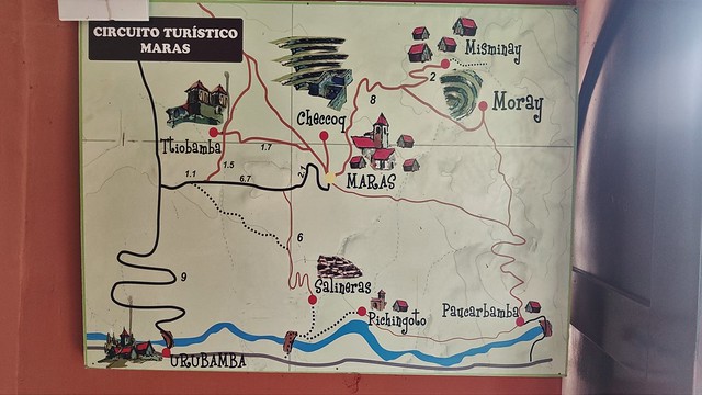 Map - Circuito Turistico Maras - Urubamba, Peru