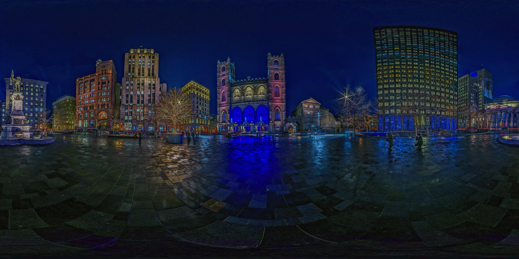 360 Panorama - Place D'armes Montreal, Quebec | Montreal's P… | Flickr