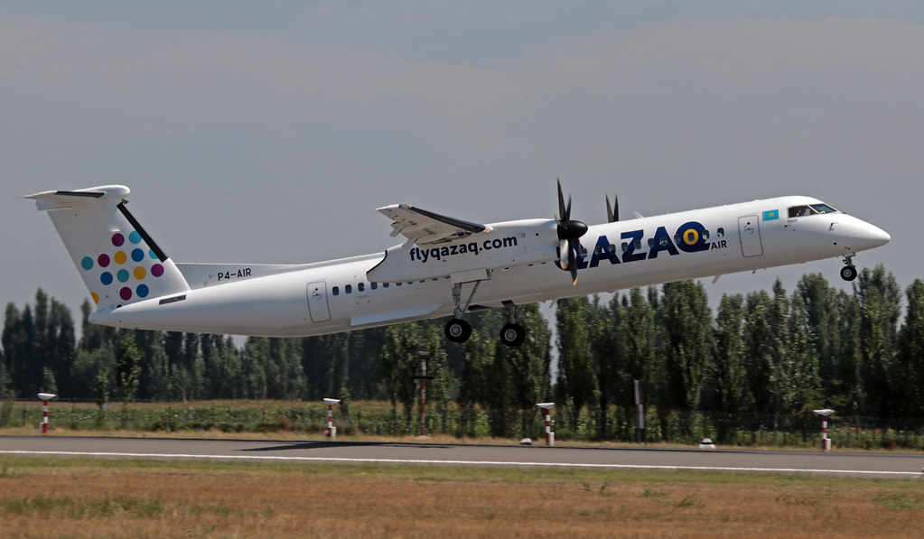 P4-AIR UAAA 12-07-2019 Qazaq Air Bombardier Dash 8-Q402 CN 4598