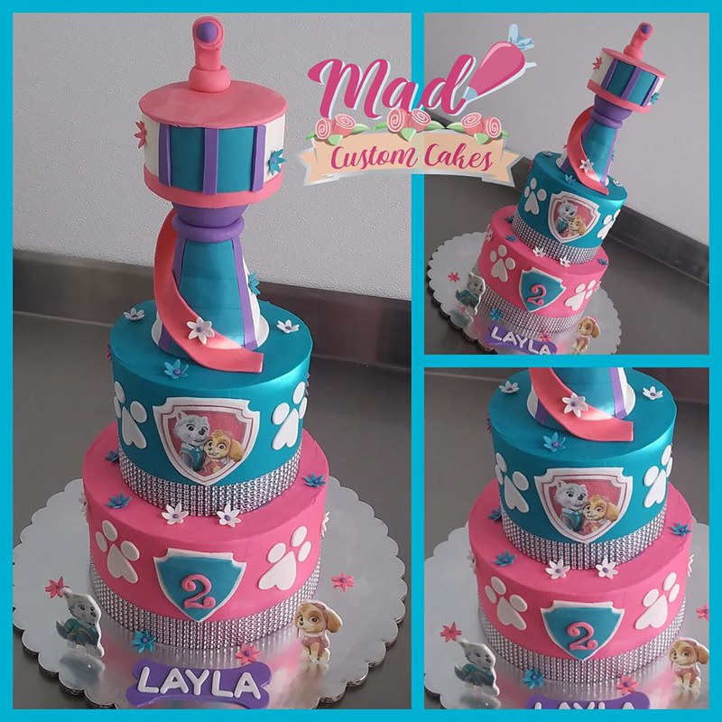 All Edible Paw Patrol Cake by MAD Custom Cakes