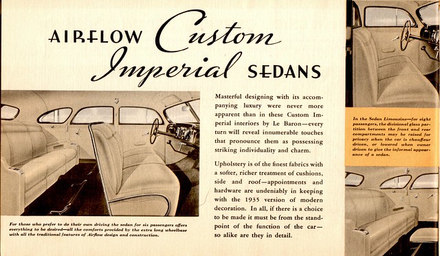 The Great New Chryslers for 1935