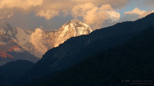 Ulleri Sunset by Anthony Surace, nepal annapurna ulleri sunset