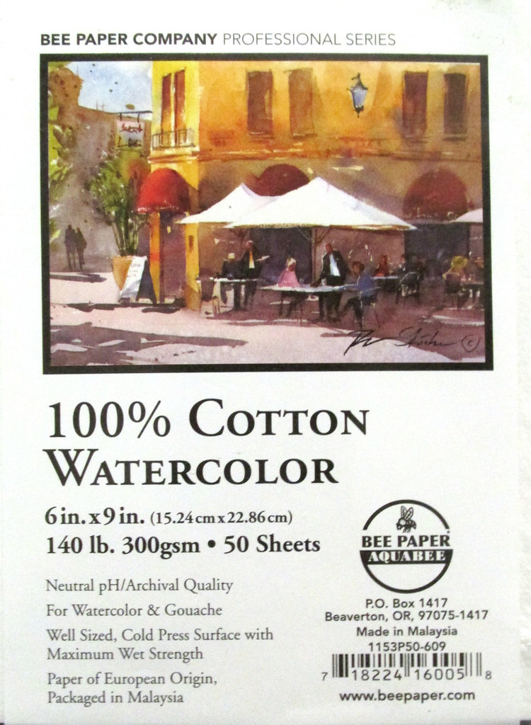 Bee Paper Cotton 140lb Watercolor Paper 22 x 30 Sheets 10 - Art