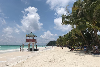 Boracay - Day 1 Station 1 beach looking north