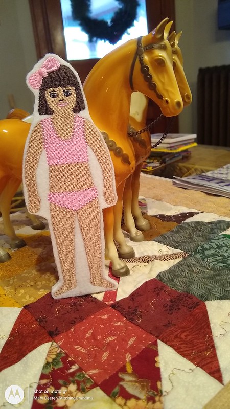 Paper doll with friends