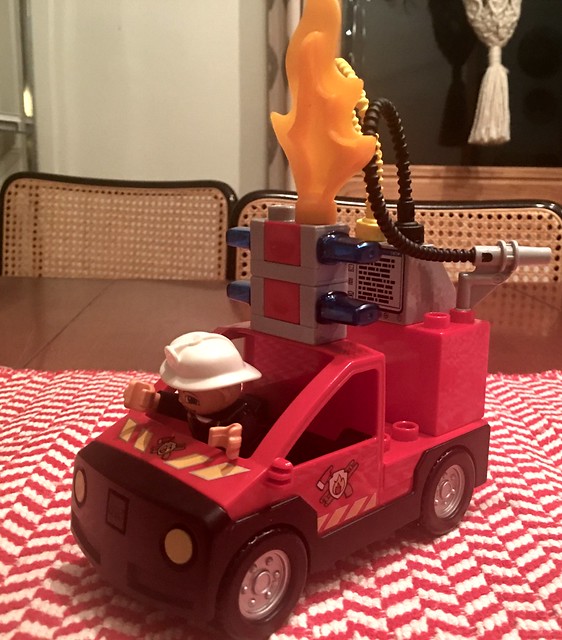 My grandson has this LEGO Fire engine.