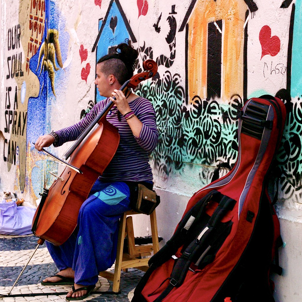 Street Cello Musician Artist