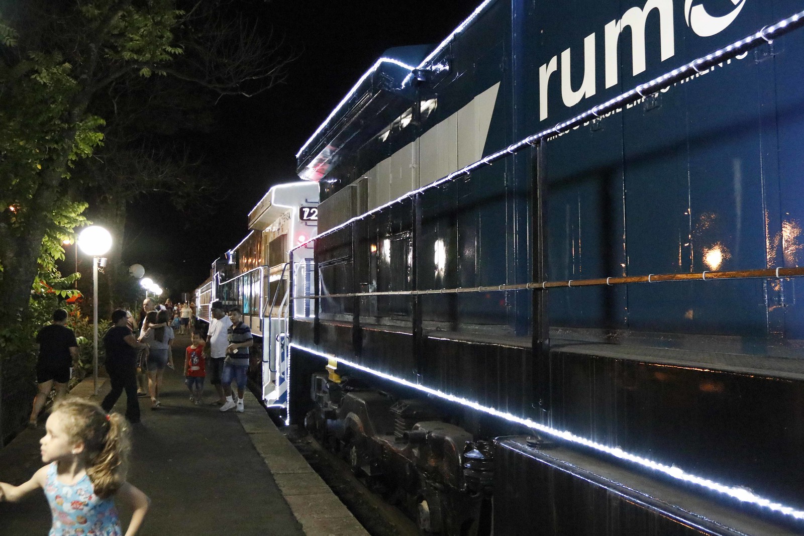 Trem do Natal da concessionária Rumo.