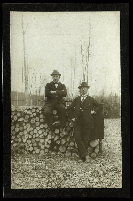 Archiv U777 Zwei Herren mit Hut, 1920er