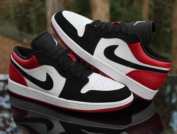 Nike Air Jordan 1 Low Black Toe Men's 