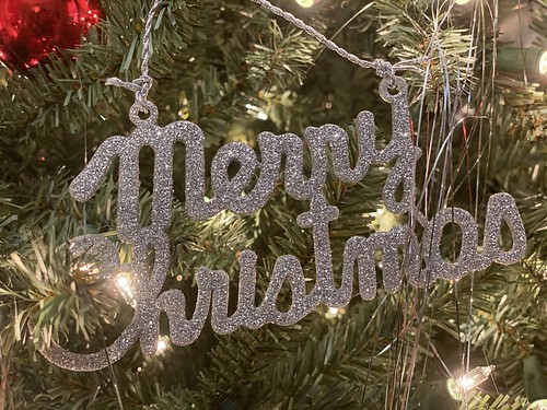 Ornament on an artificial tree