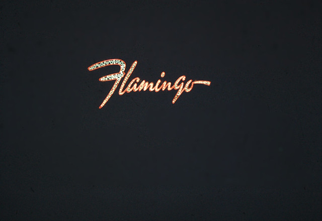 Found Photo - Flamingo Hotel Sign, Las Vegas