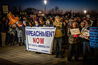 Impeachment Rally | Hundreds of people gather in front of th… | Flickr