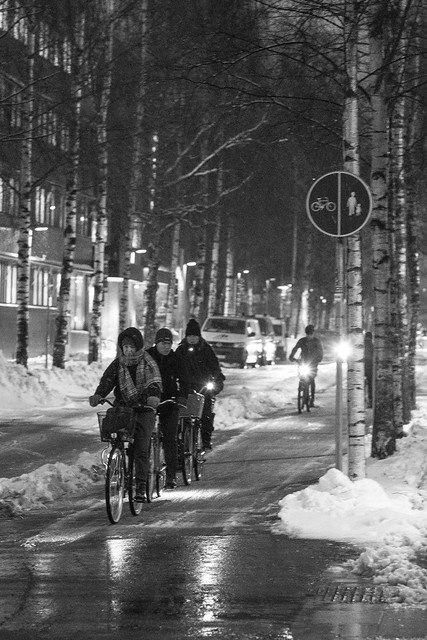 Umeå, Sweden - Winter Cycling City