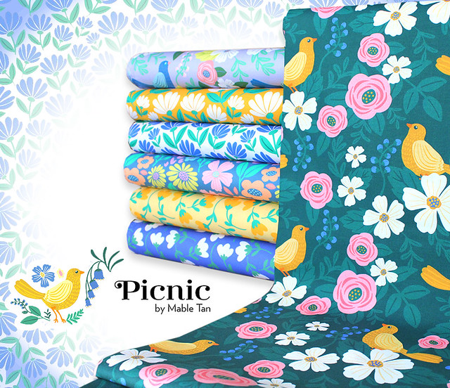 Paintbrush Studio Fabrics Picnic Collection by Mable Tan