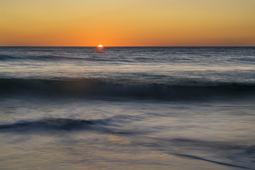 england newquary beach sunset waves