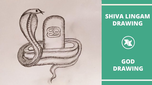 How to Draw SHIVA LINGAM - Lord Shivan Drawing Step by Step for beginners - How to Draw LORD SHIVA