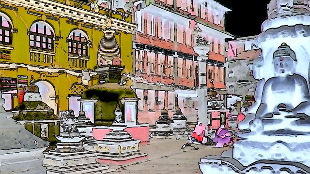 Nepal - Kathmandu - Durbar Square - 14bb
