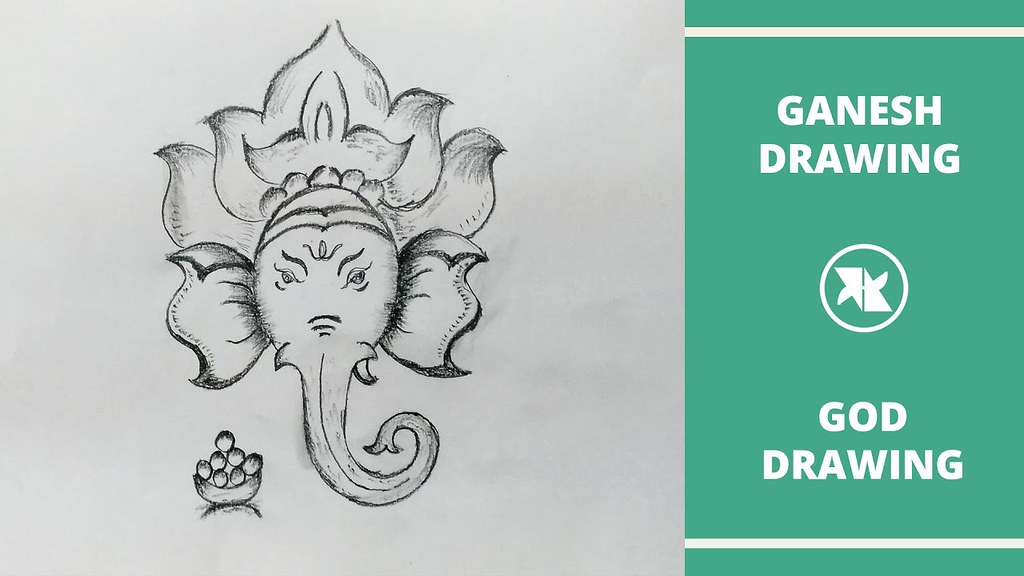 Ganesh ji sketch Ornament by Heena Khatri - Pixels-saigonsouth.com.vn